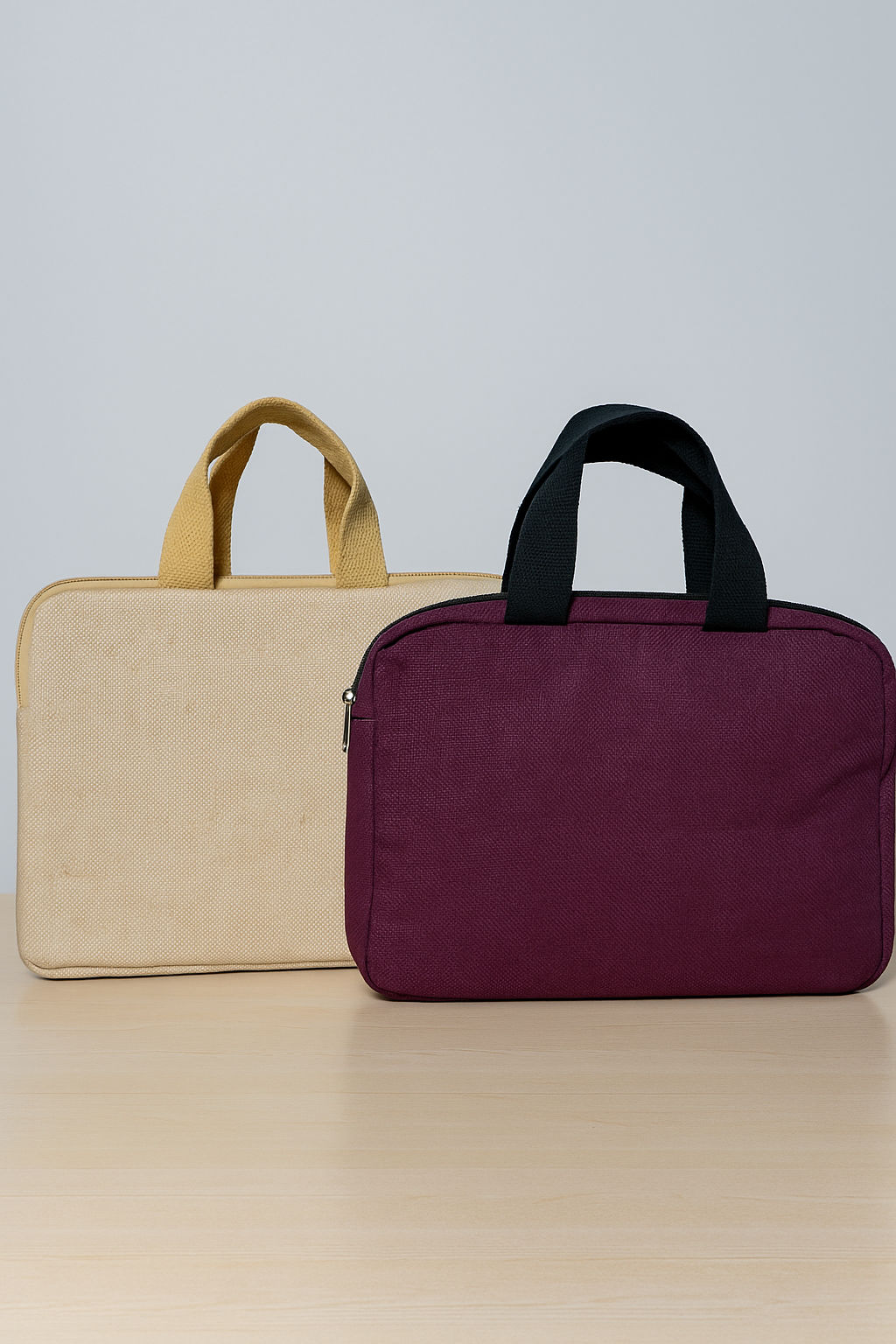 Jute Laptop Bag Inner View